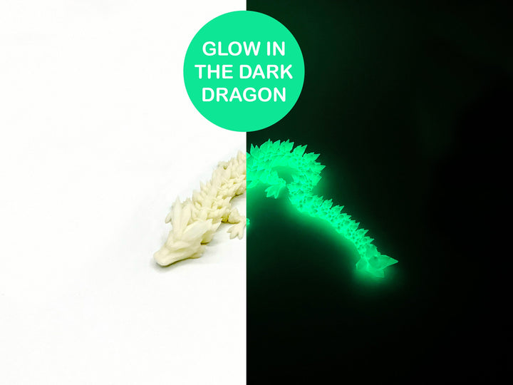 Glowing Crystal Dragon