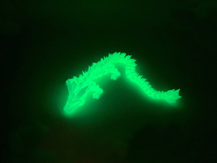 Glowing Crystal Dragon