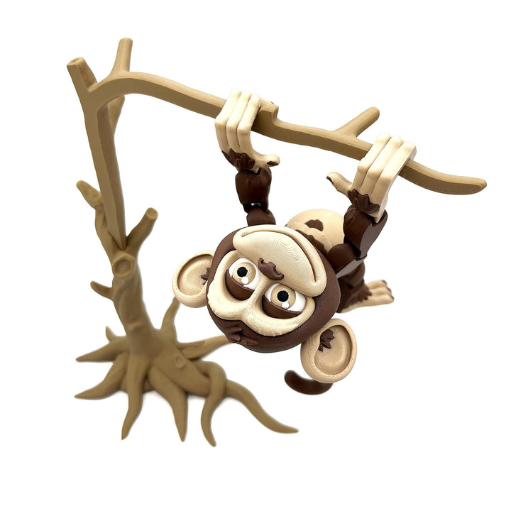 Monkey with Tree Stand & Banana